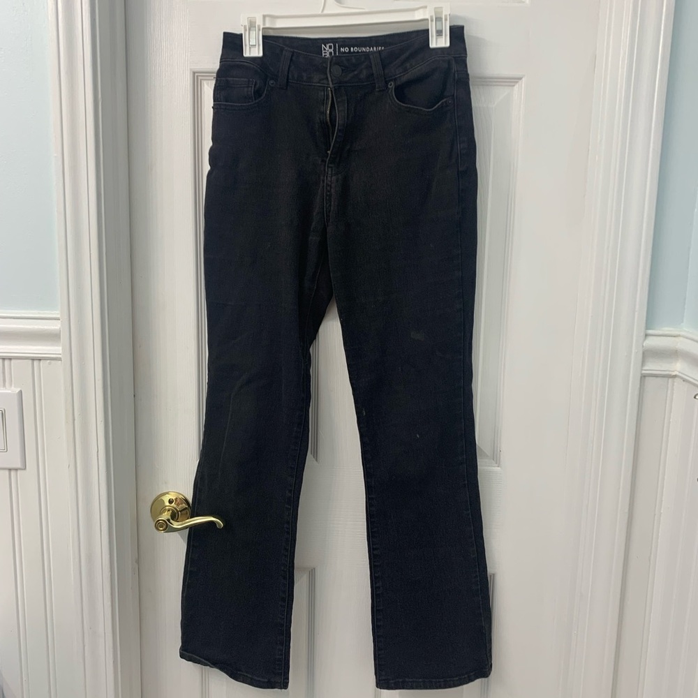 No Boundaries women’s black Bootcut Jeans